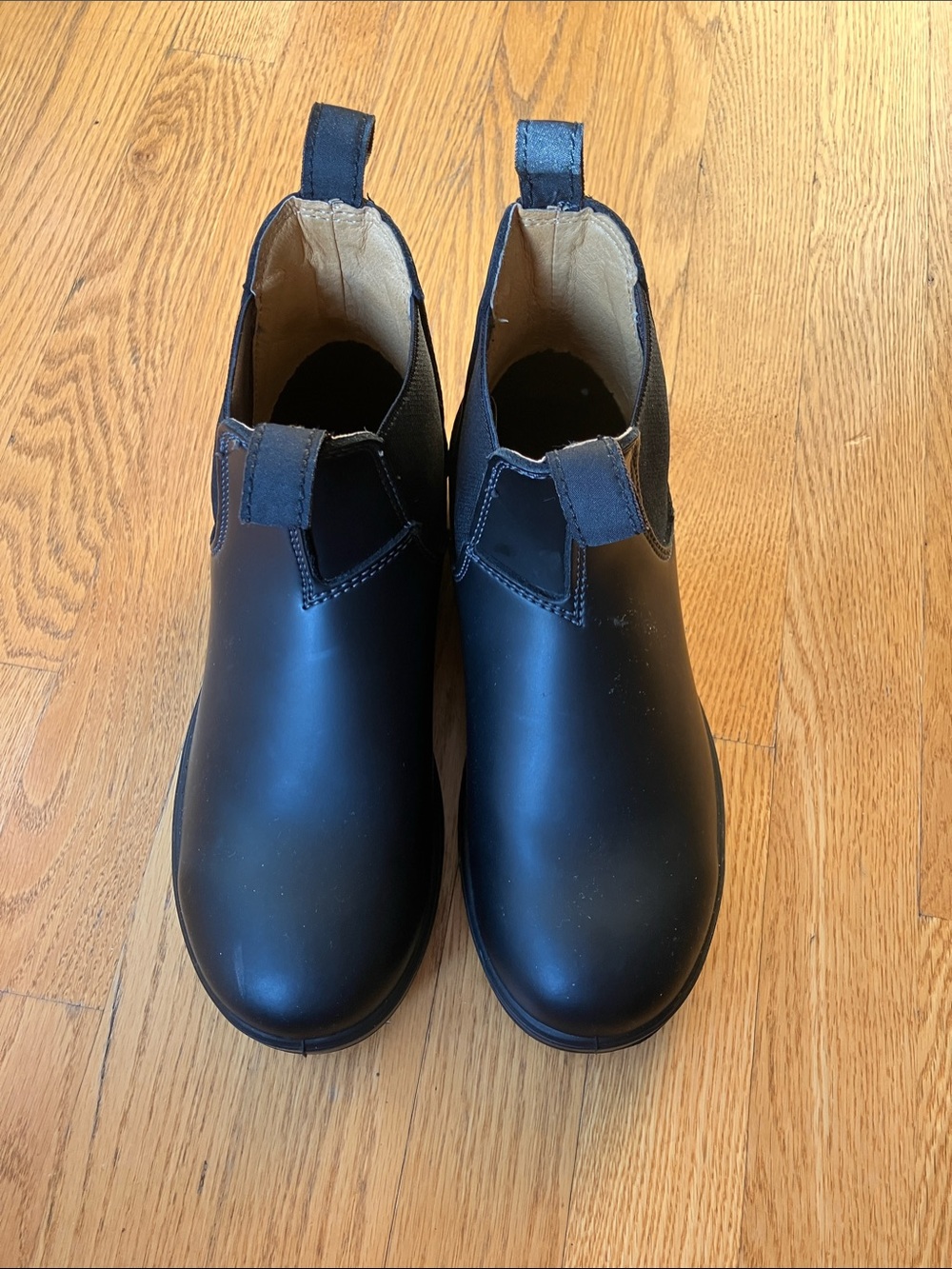 Women's Black Chelsea Ankle Boots - Sleek Pull-On Booties